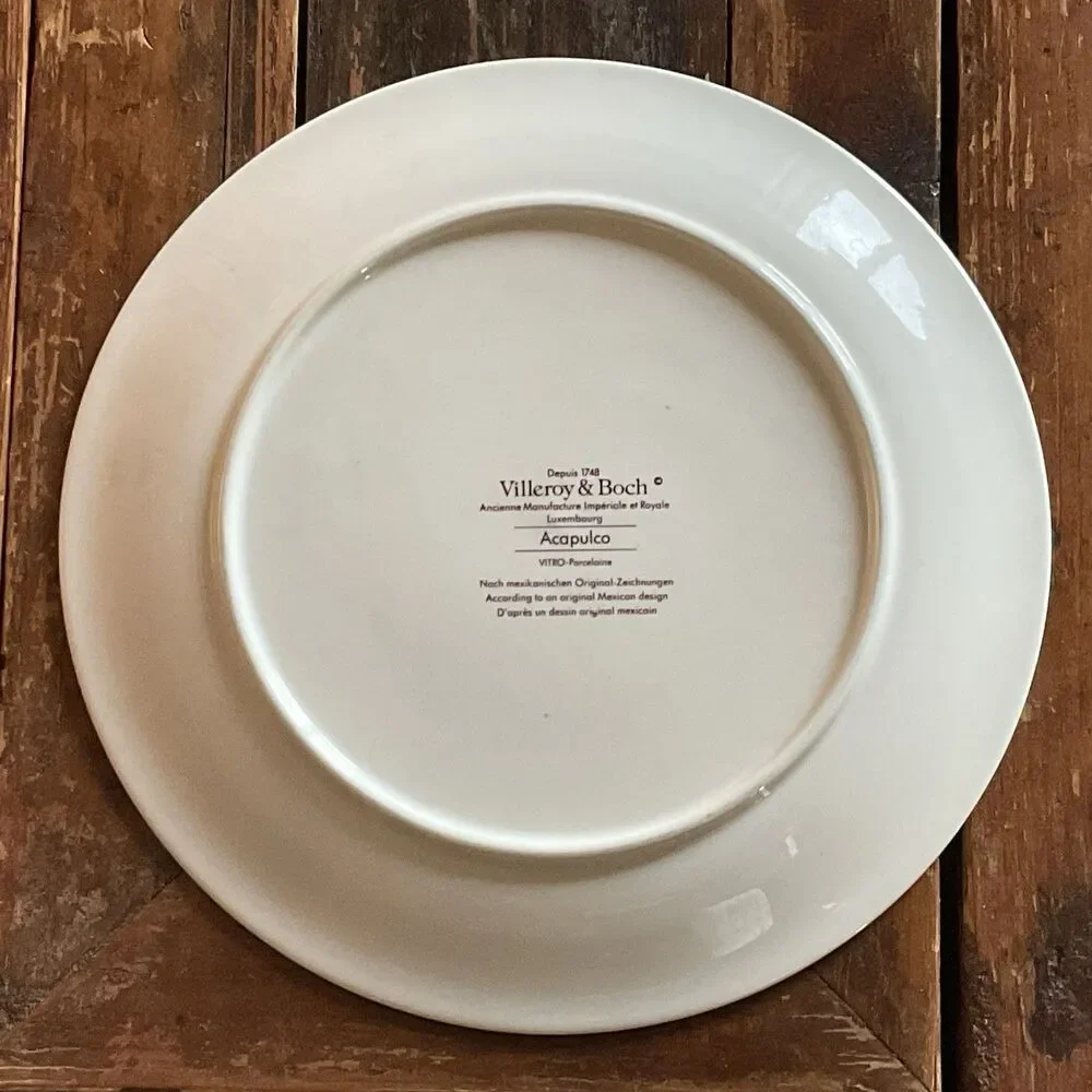 Villeroy & Boch Acapulco Salad Plate 8” Birds Flowers Luxembourg Full Graphic
